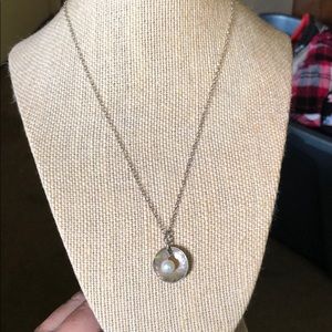 Delicate Pearl and Sterling Necklace